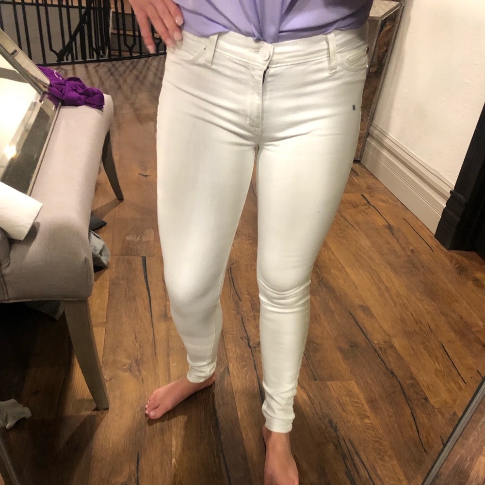 Hudson white jeans